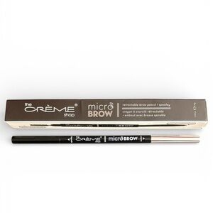 The Crème Shop MicroBrow Retractable Brow Pencil in Ebony